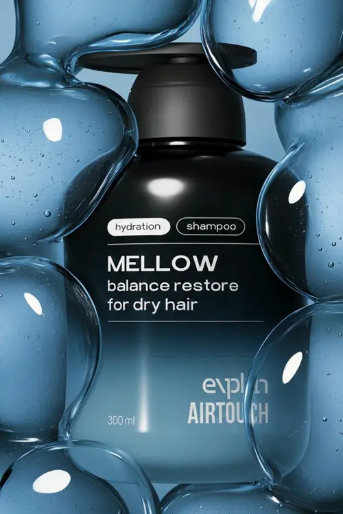 Шампунь увлажняющий для сухих волос MELLOW, 300 мл